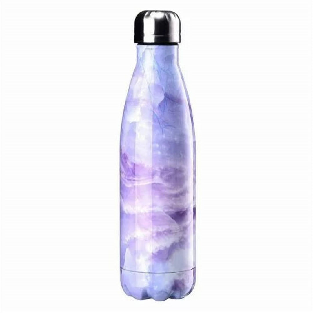 Insulated Stainless Steel Water Bottle 500 ml, Patterned Finish