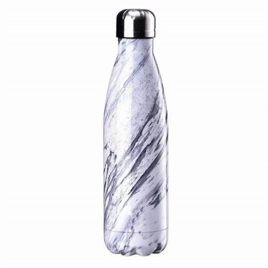 Insulated Stainless Steel Water Bottle 500 ml, Patterned Finish
