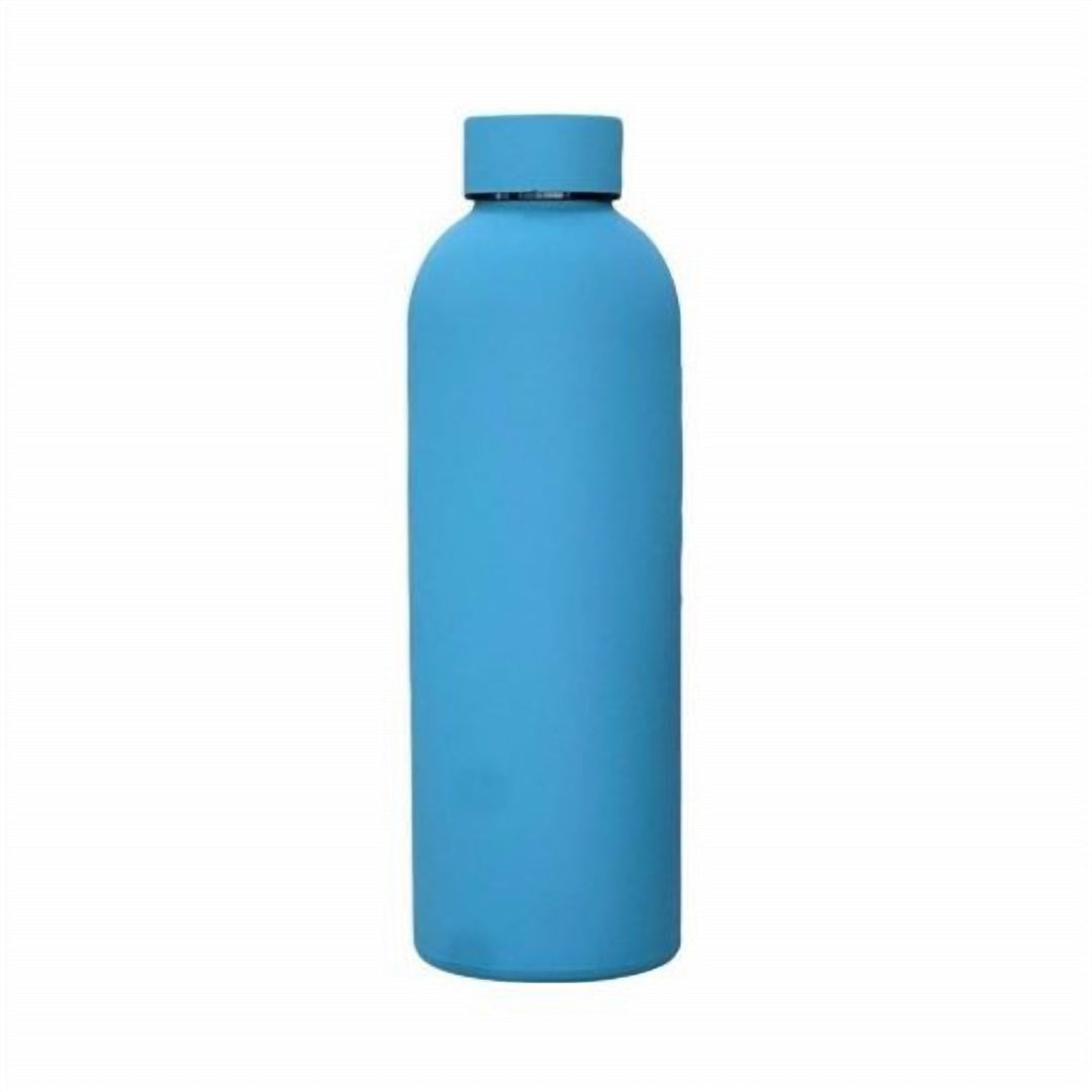 Stainless Steel Water Bottle 500 ml, Removable Lid, Non-Slip
