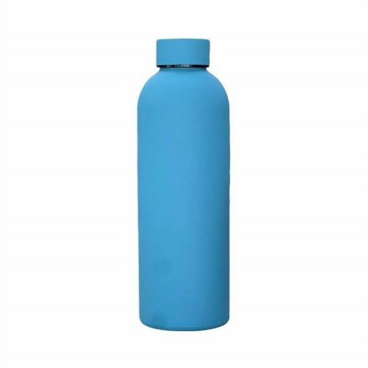 Stainless Steel Water Bottle 500 ml, Removable Lid, Non-Slip