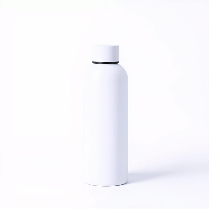 Stainless Steel Water Bottle 500 ml, Removable Lid, Non-Slip