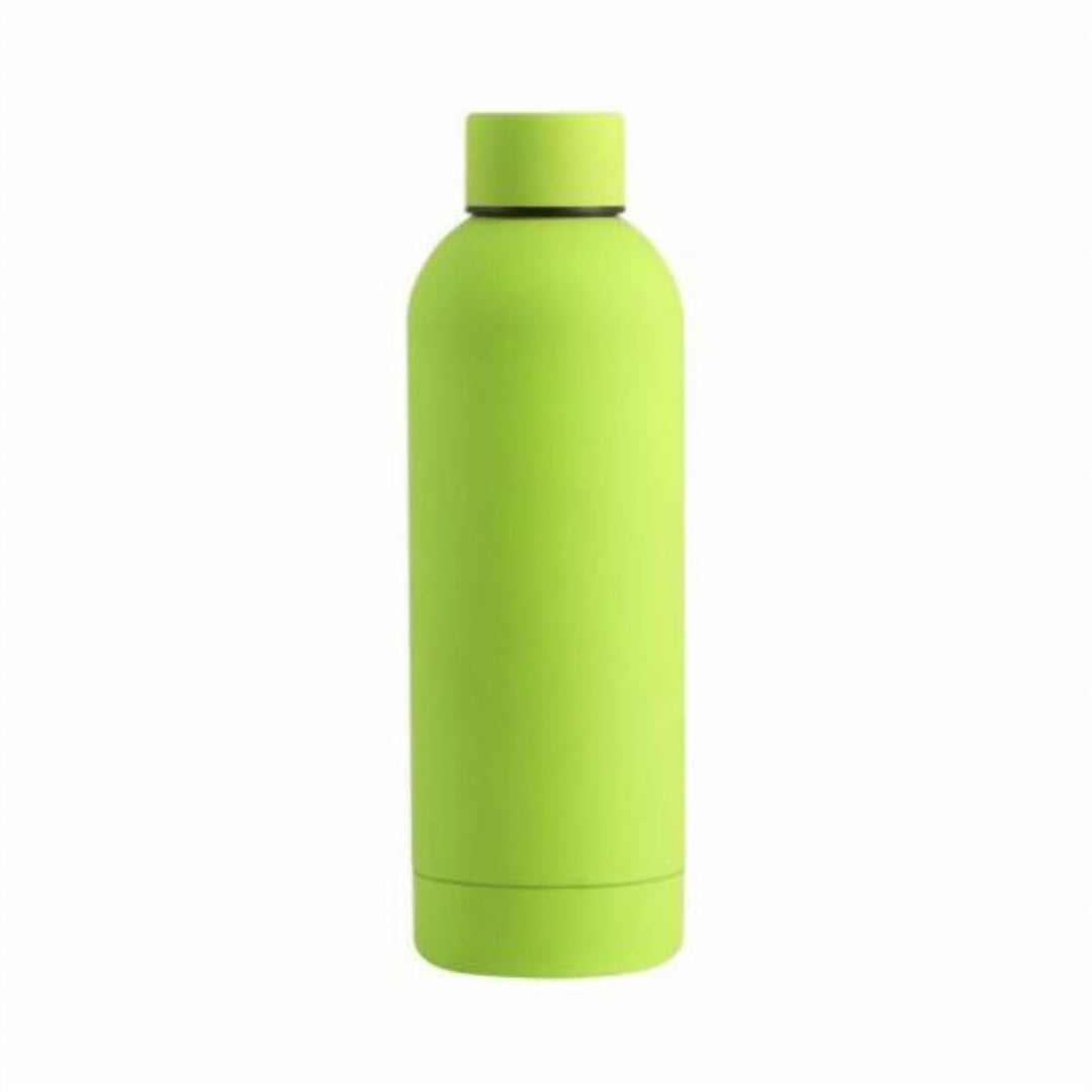 Stainless Steel Water Bottle 500 ml, Removable Lid, Non-Slip