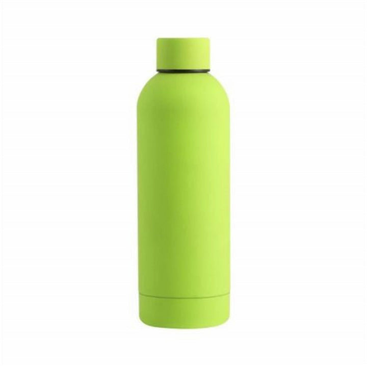 Stainless Steel Water Bottle 500 ml, Removable Lid, Non-Slip