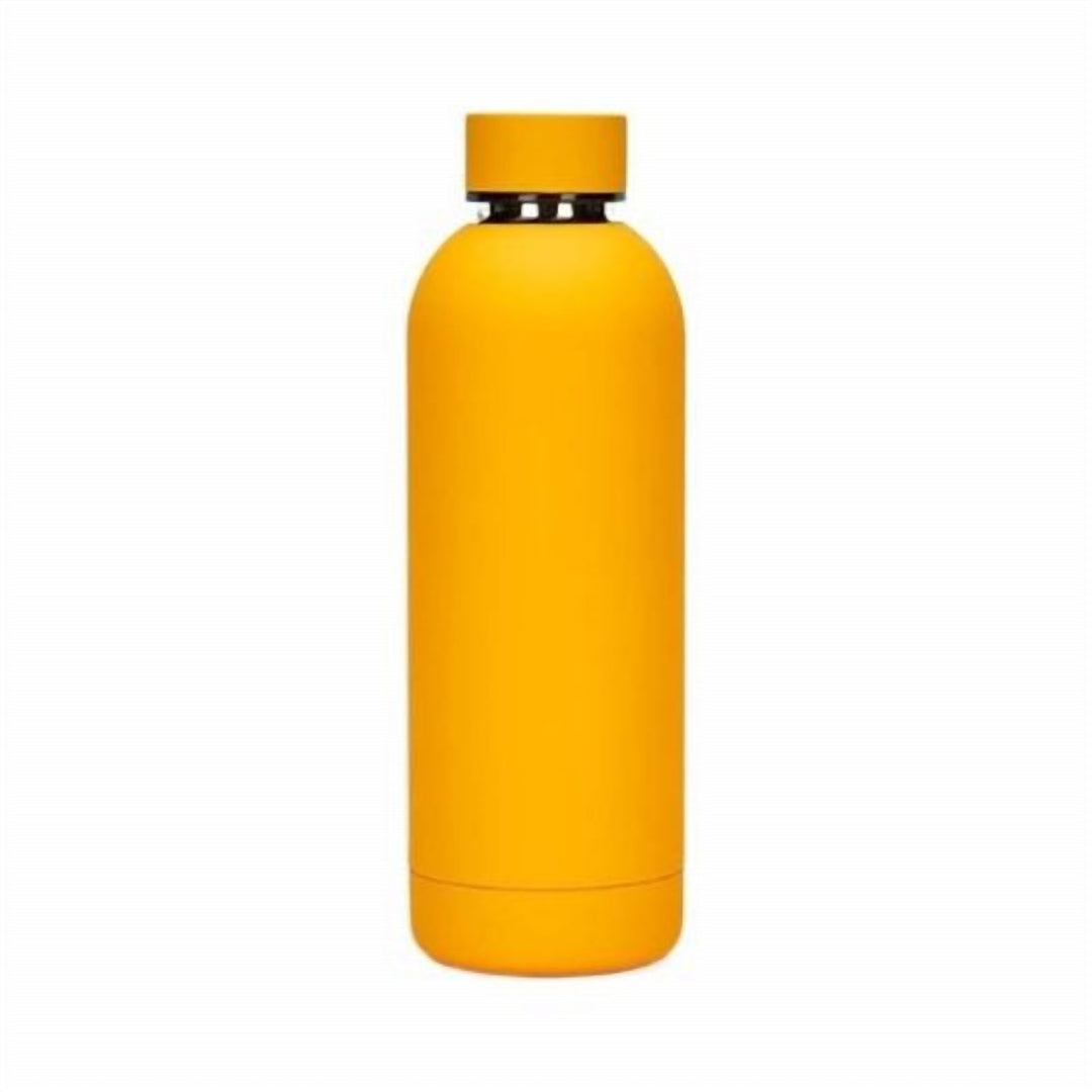 Stainless Steel Water Bottle 500 ml, Removable Lid, Non-Slip