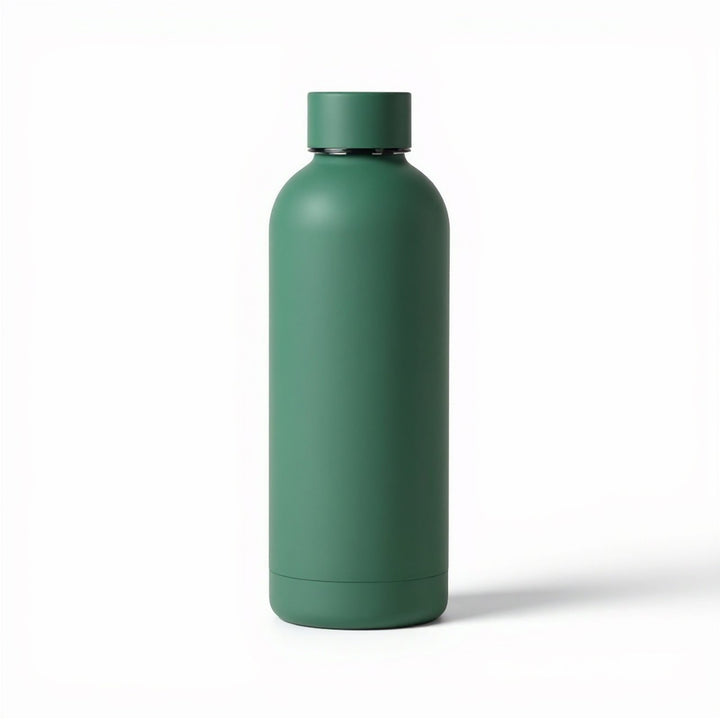 Stainless Steel Water Bottle 500 ml, Removable Lid, Non-Slip