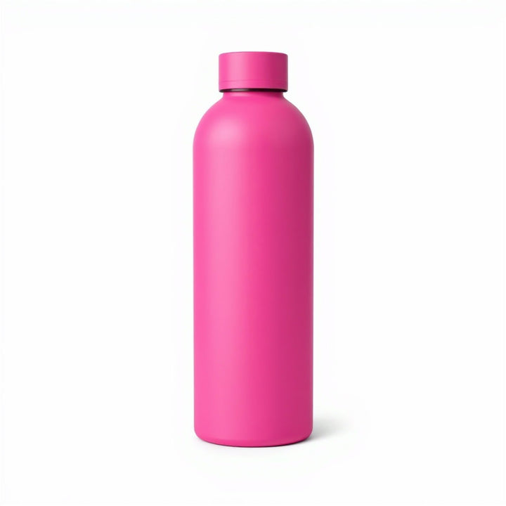 Stainless Steel Water Bottle 500 ml, Removable Lid, Non-Slip