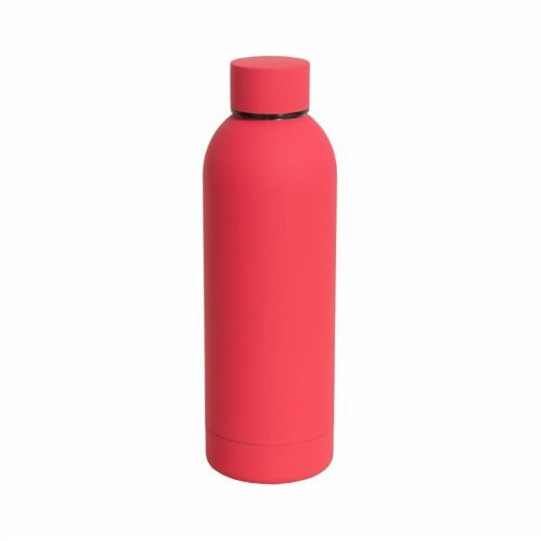 Stainless Steel Water Bottle 500 ml, Removable Lid, Non-Slip