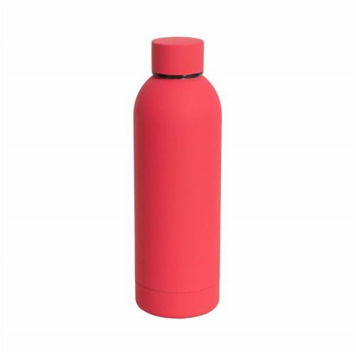 Stainless Steel Water Bottle 500 ml, Removable Lid, Non-Slip