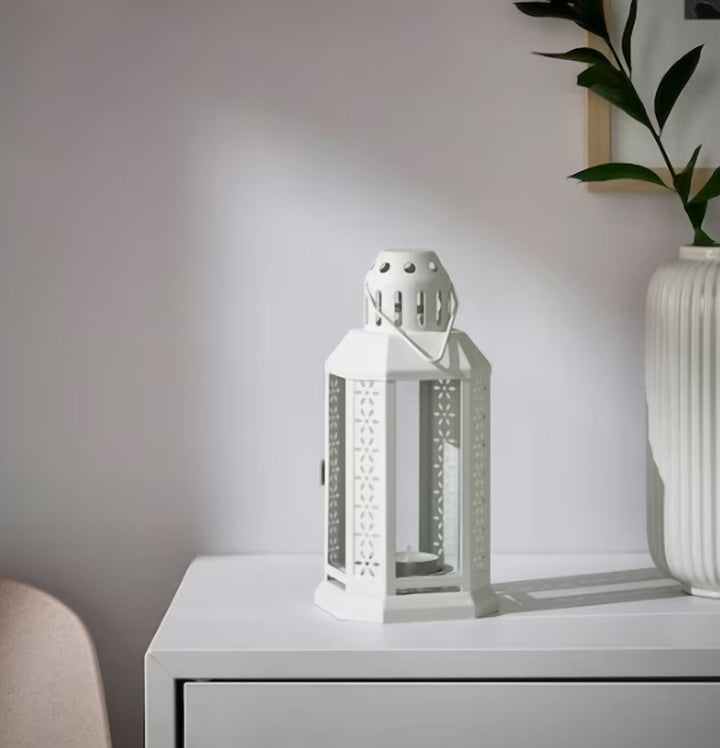 Decorative Candle Lantern for Indoor and Outdoor Table Settings
