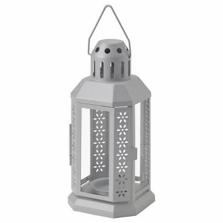 Decorative Candle Lantern for Indoor and Outdoor Table Settings