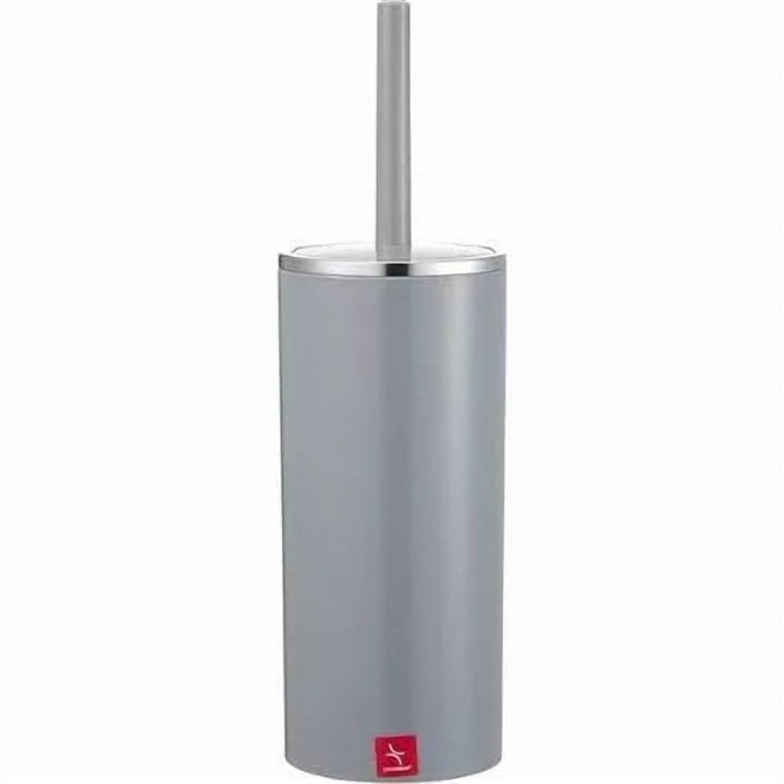 Acrylic Toilet Brush and Holder with Long Non-Slip Handle