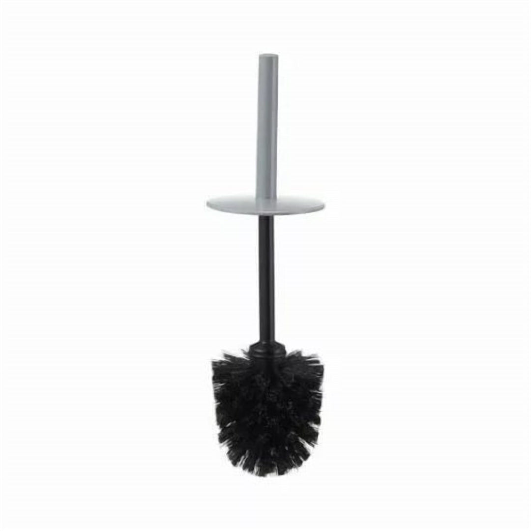 Acrylic Toilet Brush and Holder with Long Non-Slip Handle
