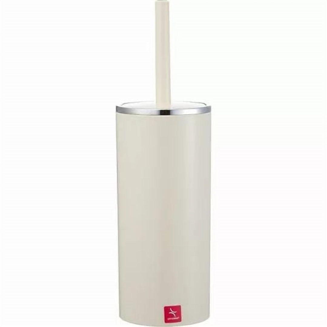 Acrylic Toilet Brush and Holder with Long Non-Slip Handle
