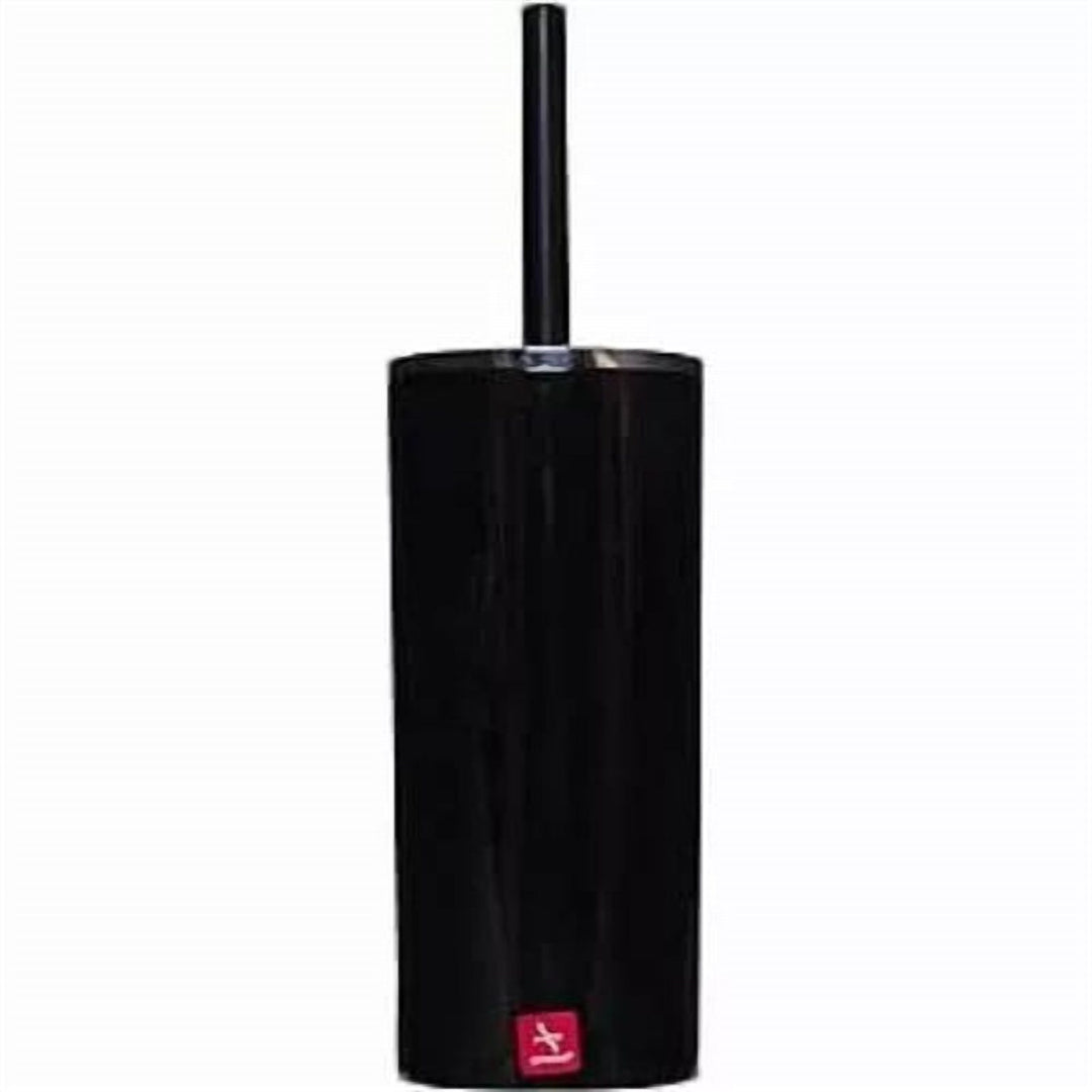 Acrylic Toilet Brush and Holder with Long Non-Slip Handle