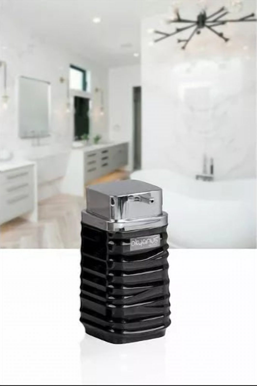 Acrylic Soap Dispenser 300 ml with Metal Pump Top, 150 g