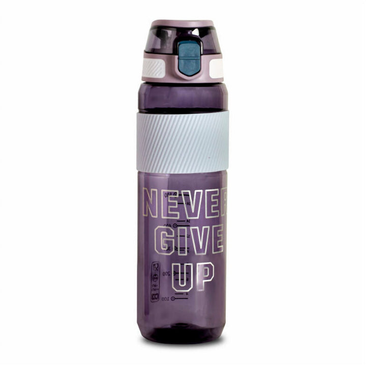 1 L Plastic Water Bottle with Lock Lid, Easy Grip and Strap