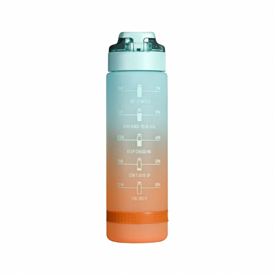 Tritan Sports Water Bottle 1 L with Safety-Locked Flip Top for Gym