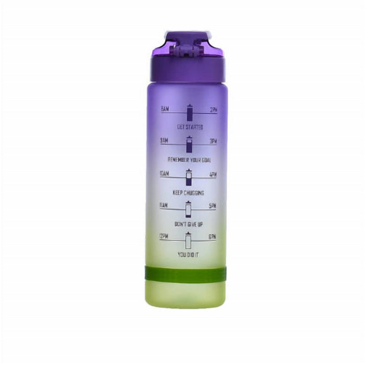 Tritan Sports Water Bottle 1 L with Safety-Locked Flip Top for Gym
