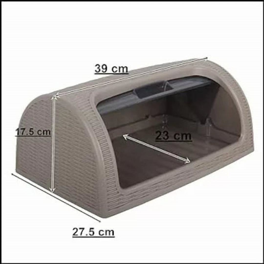 BPA-Free Plastic Bread Storage Box with Swing Cabinet Door