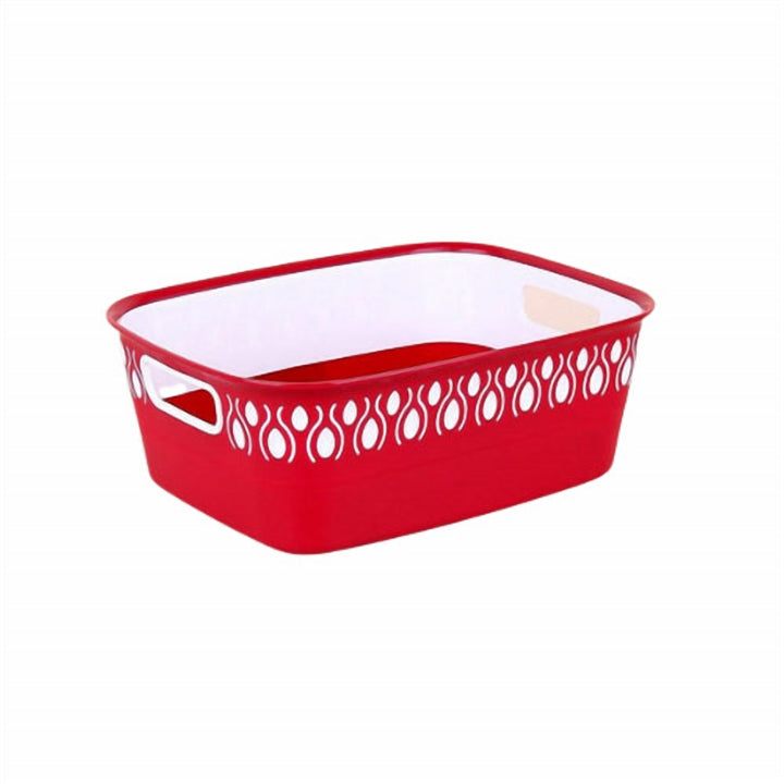 3 L Plastic Bread Box with Stacking Bar Lid for Counters