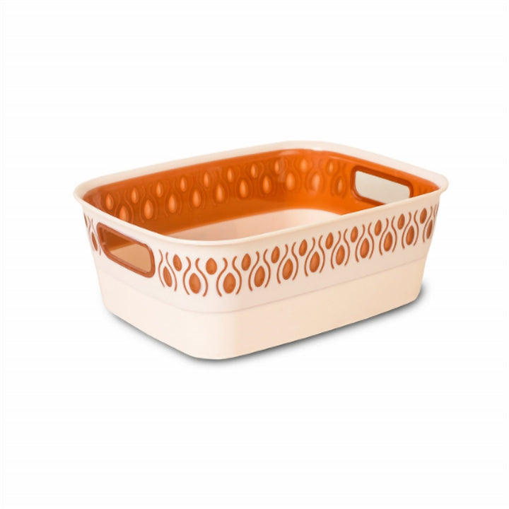 3 L Plastic Bread Box with Stacking Bar Lid for Counters