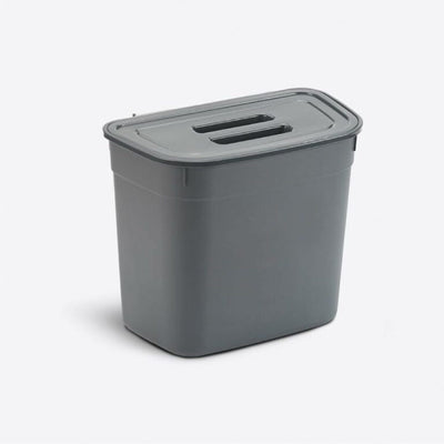 7 L Hanging Plastic Bin with Lid for a Kitchen Cabinet Door