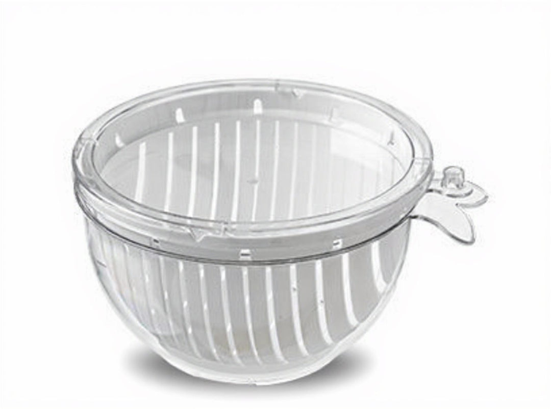 Double Layer Draining Basket with Washing Basin for Rice and Herbs