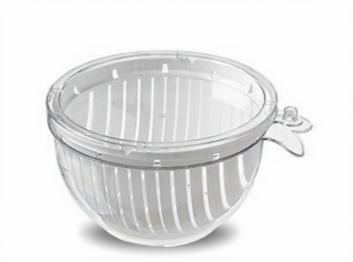 Double Layer Draining Basket with Washing Basin for Rice and Herbs