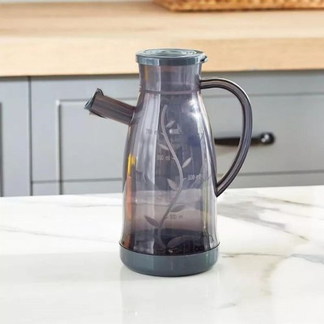Dishwasher-Safe Plastic Oil Dispenser Bottle 700 ml with Handle