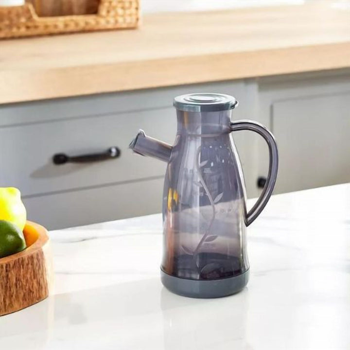 Dishwasher-Safe Plastic Oil Dispenser Bottle 700 ml with Handle