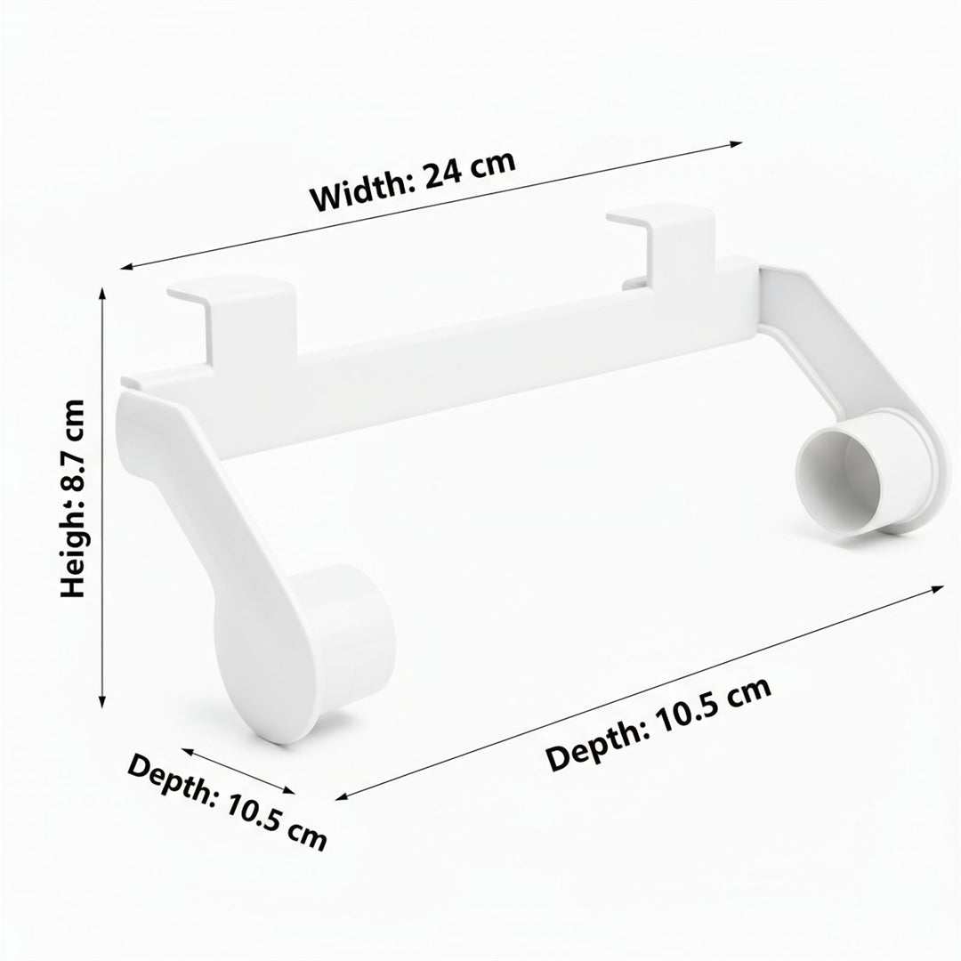 Under Cabinet Paper Towel Holder 24 cm, Wall Mounted, Plastic