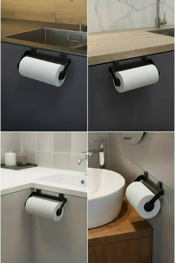 Under Cabinet Paper Towel Holder 24 cm, Wall Mounted, Plastic