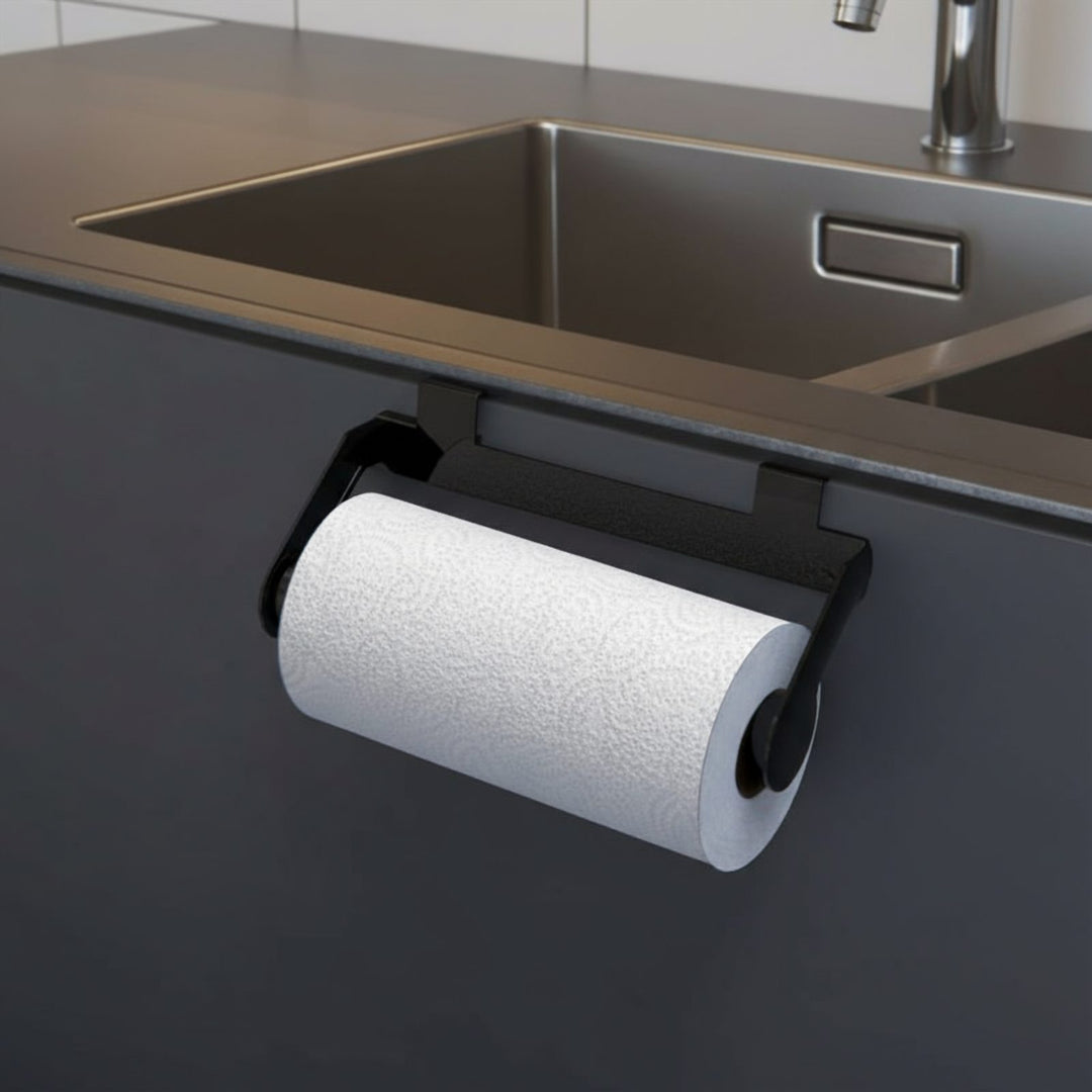 Under Cabinet Paper Towel Holder 24 cm, Wall Mounted, Plastic