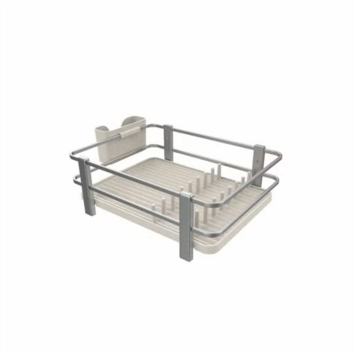 Aluminium Dish Rack with Adjustable Spoon Rest and High Pot Barriers