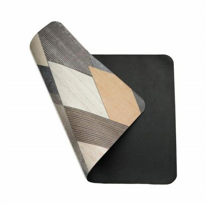 Absorbent Bath Floor Mat 45 x 75 cm with Non Slip Rubber Base