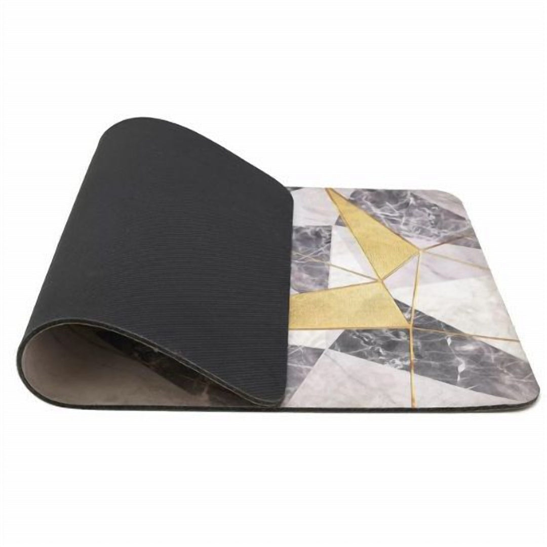 Absorbent Bath Floor Mat 45 x 75 cm with Non Slip Rubber Base