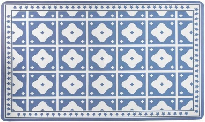 Absorbent Bath Floor Mat 45 x 75 cm with Non Slip Rubber Base