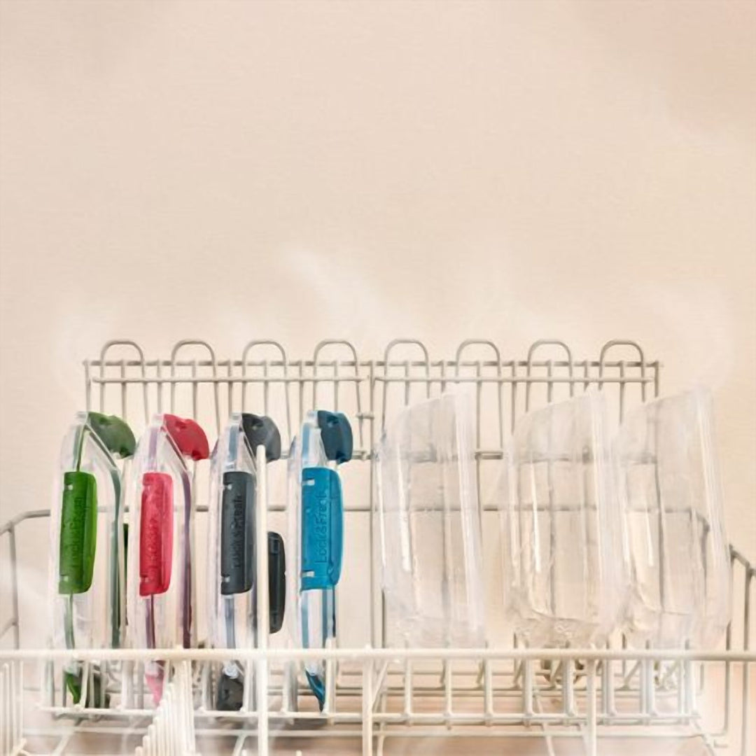Food Storage Set of 3 with Clip Lock Lids, 1.4 L Largest Box