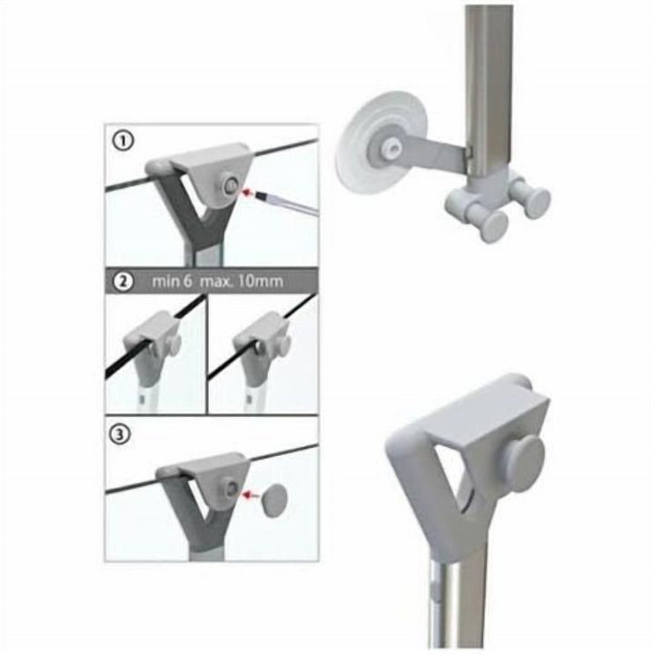 Lightweight 3 Tier Shower Caddy, Height Adjustable, No Nails