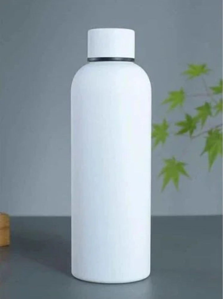 Red Stainless Steel Sports Water Bottle with Leakproof Lid