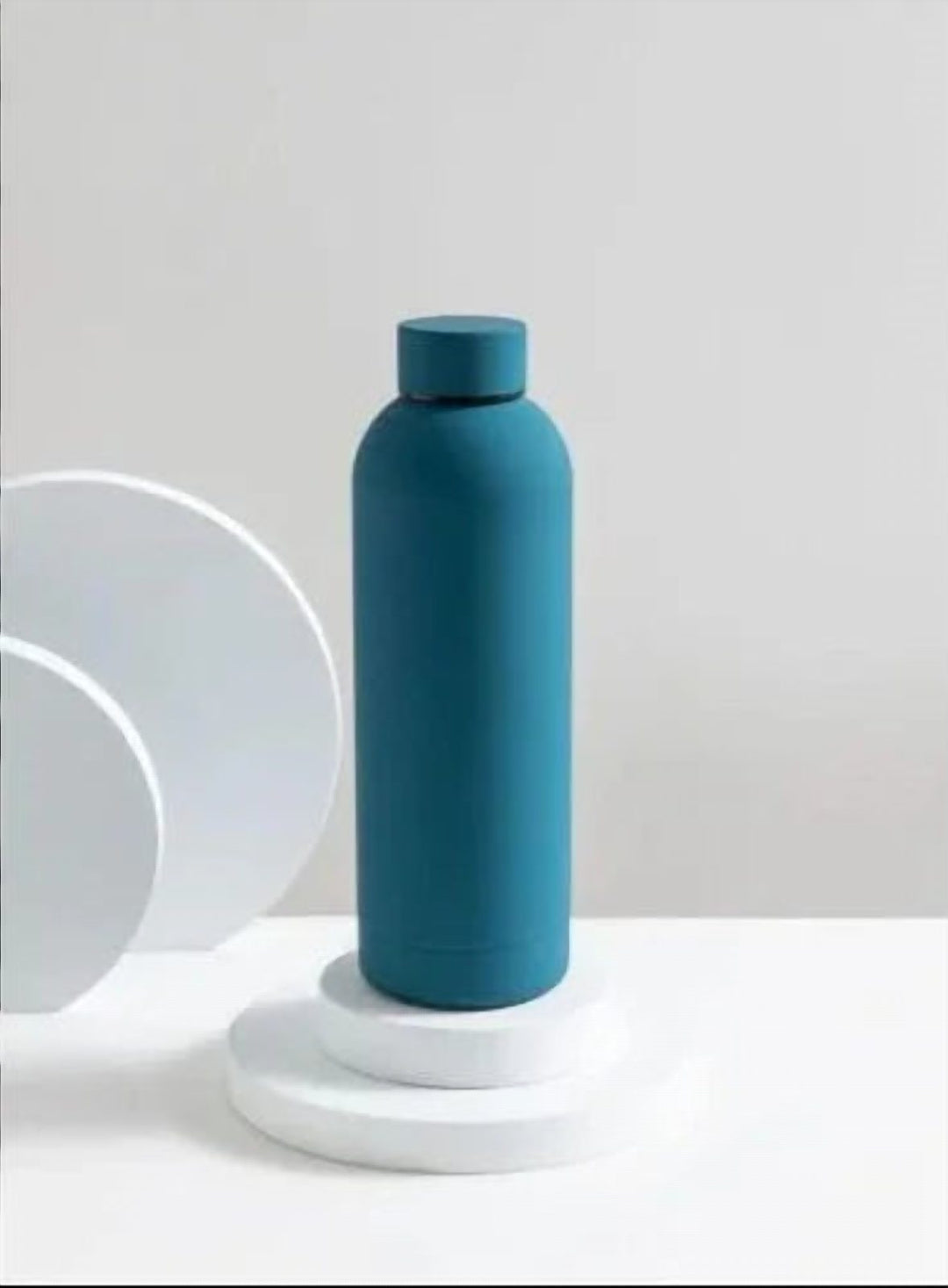 Red Stainless Steel Sports Water Bottle with Leakproof Lid