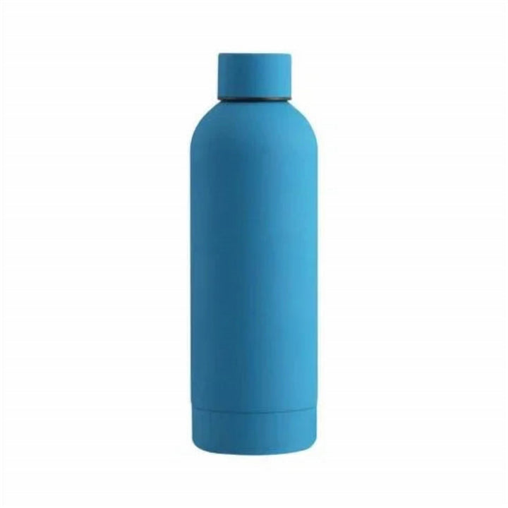 Red Stainless Steel Sports Water Bottle with Leakproof Lid