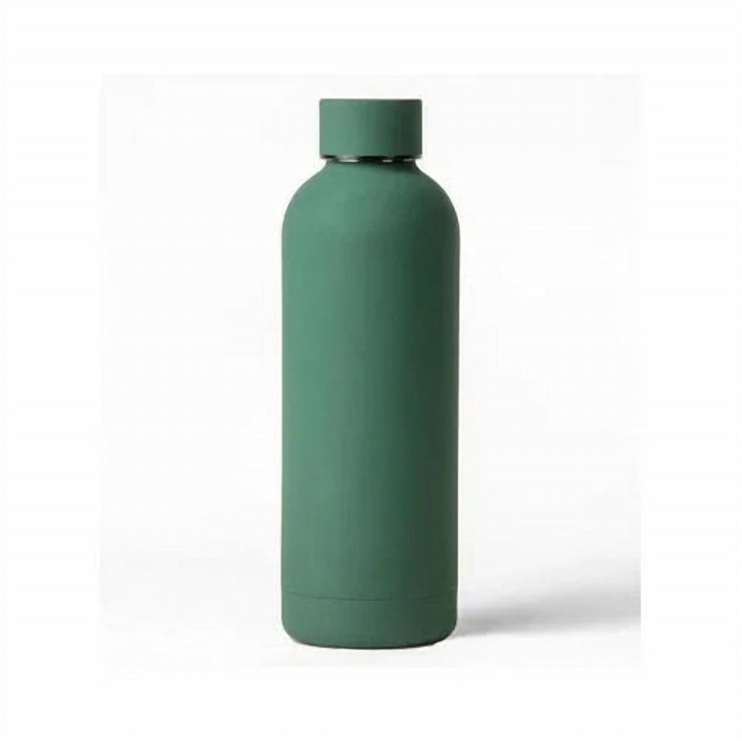 Red Stainless Steel Sports Water Bottle with Leakproof Lid
