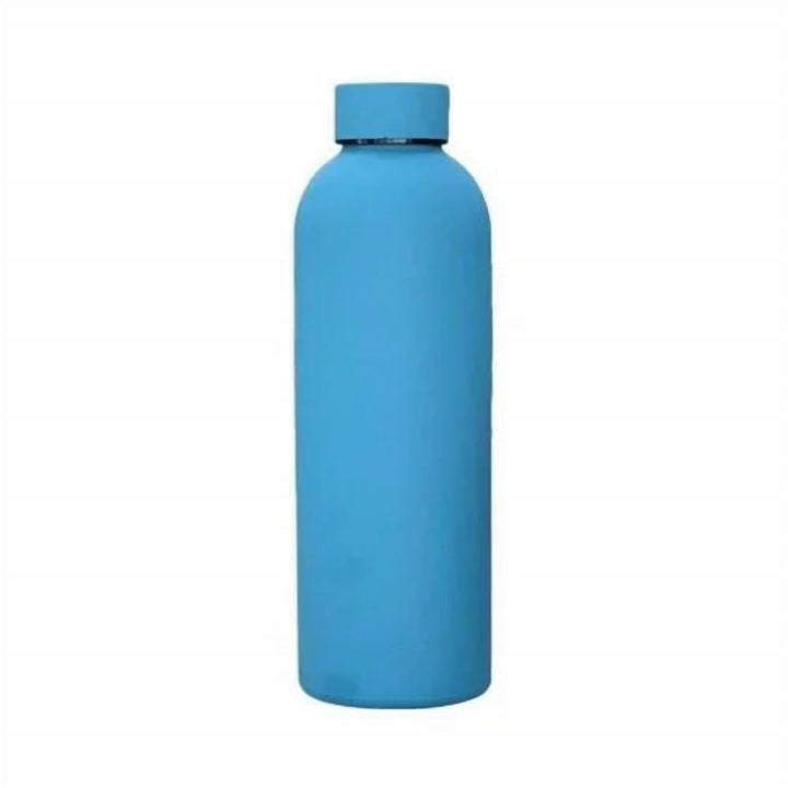 Red Stainless Steel Sports Water Bottle with Leakproof Lid