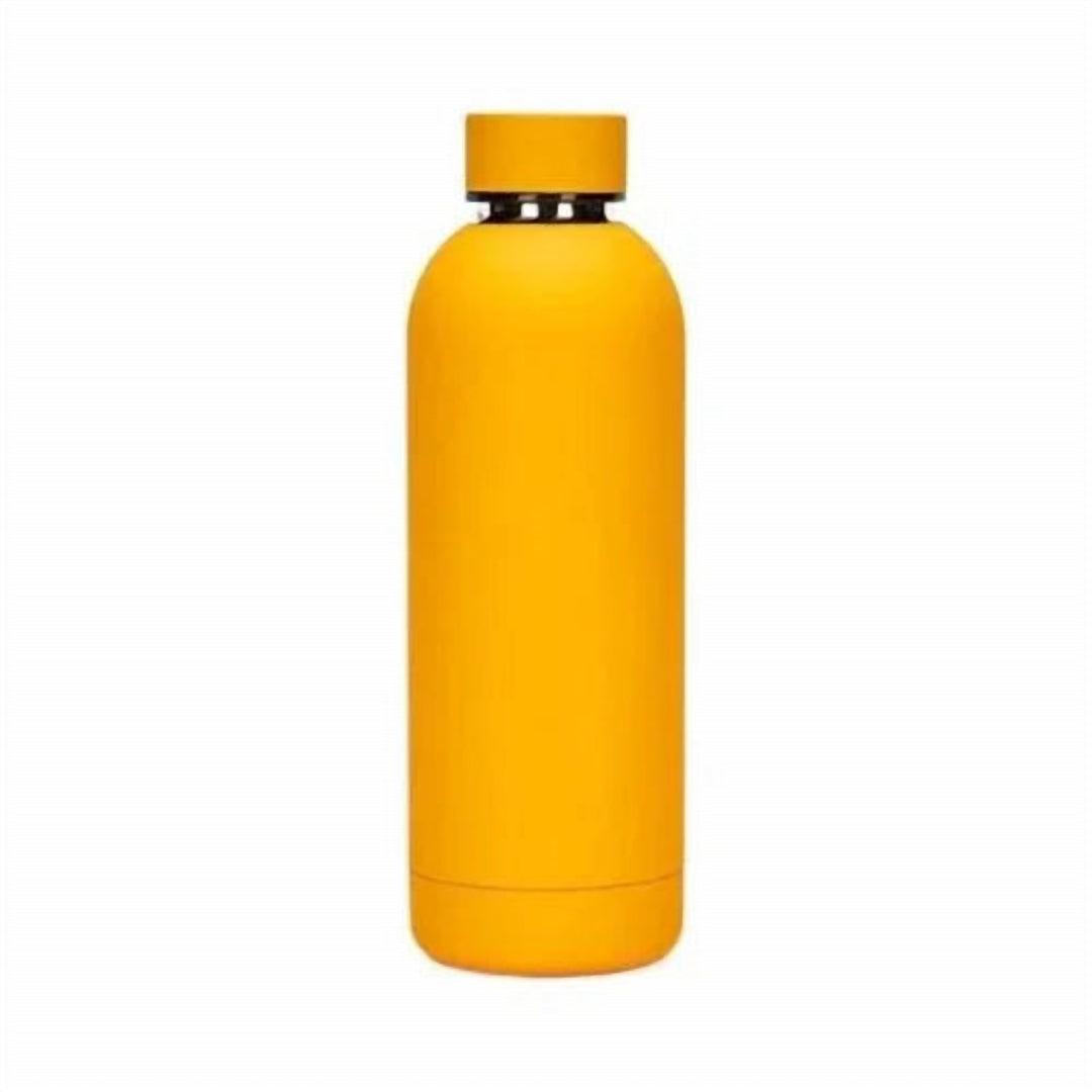Red Stainless Steel Sports Water Bottle with Leakproof Lid