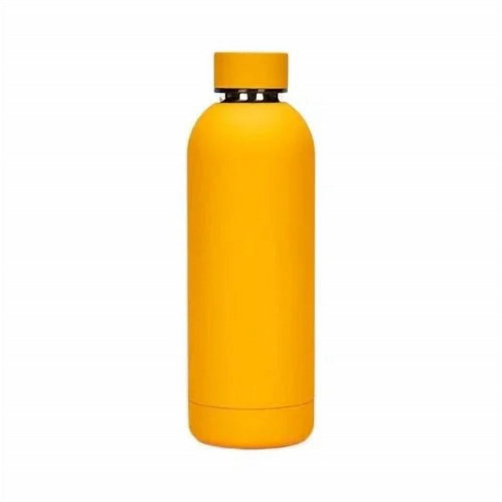 Red Stainless Steel Sports Water Bottle with Leakproof Lid