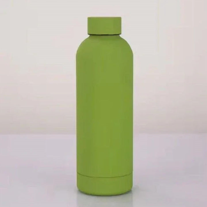 Red Stainless Steel Sports Water Bottle with Leakproof Lid
