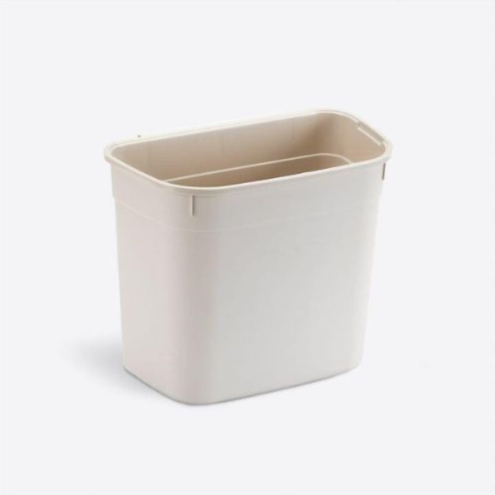 Hanging Under-Sink Trash Can for Cabinet Doors, No Bending Required