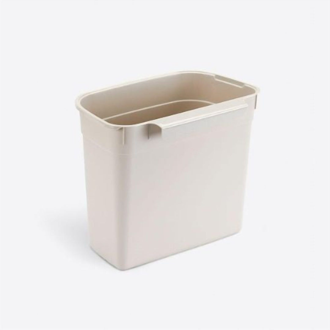 Hanging Under-Sink Trash Can for Cabinet Doors, No Bending Required