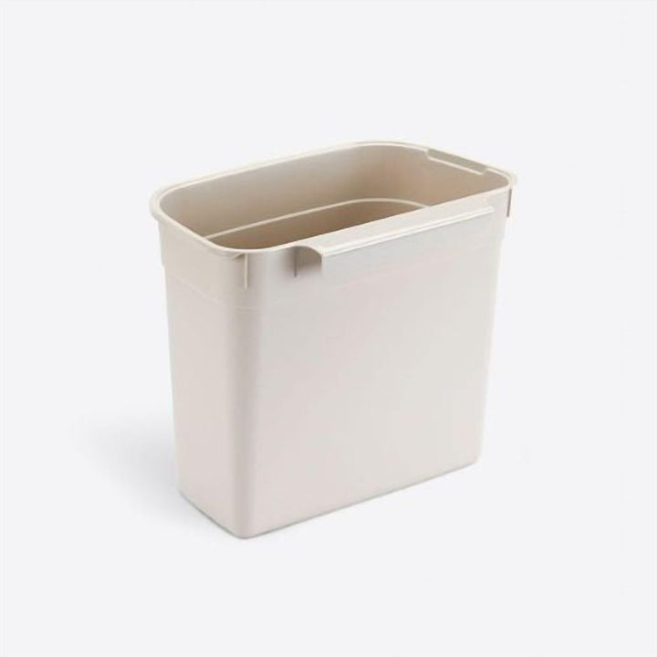Hanging Under-Sink Trash Can for Cabinet Doors, No Bending Required